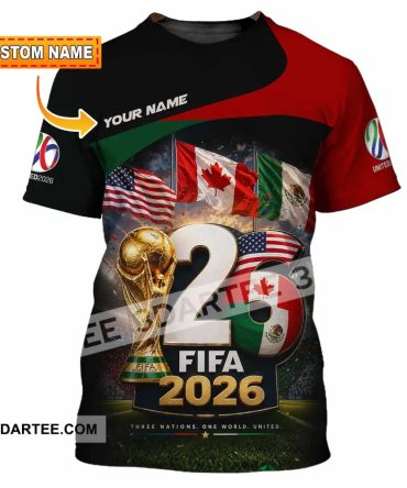 Unisex Shirt Hoodie - Custom World Cup 2026 Shirt Hoodie