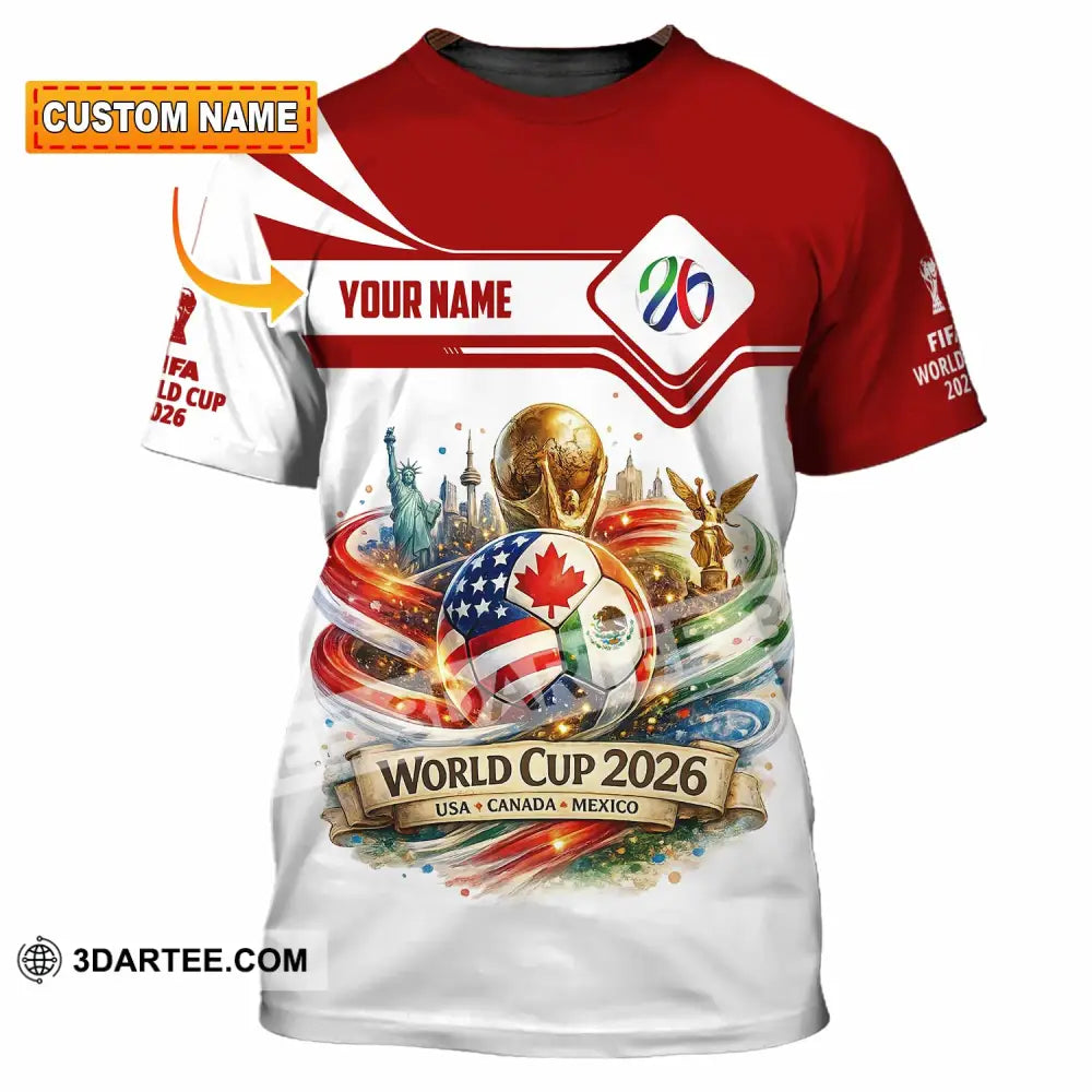 Unisex Shirt Hoodie - Custom World Cup 2026 Shirt Hoodie