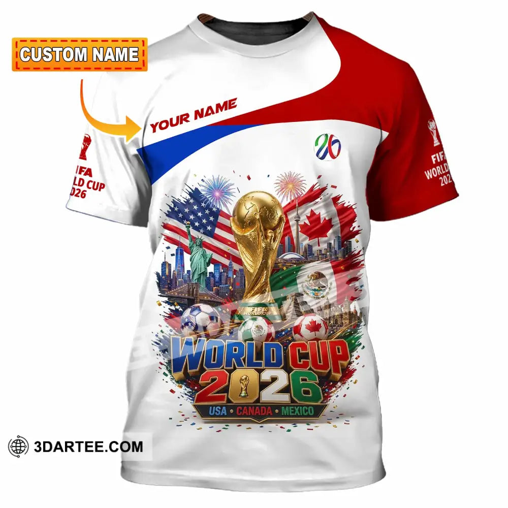 Unisex Shirt Hoodie - Custom World Cup 2026 Shirt Hoodie