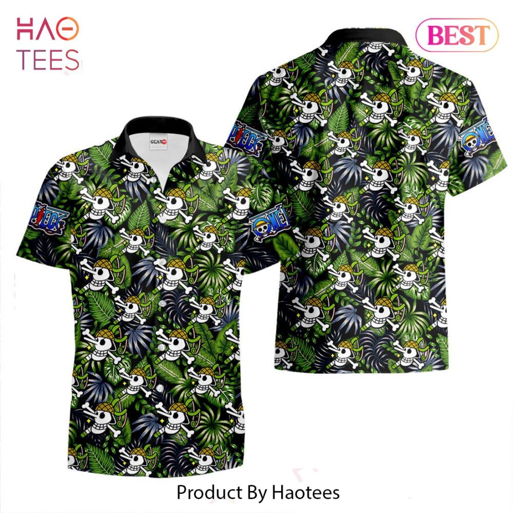 Usopp Symbol Hawaiian Shirts Custom Anime Merch Clothes For Men Women