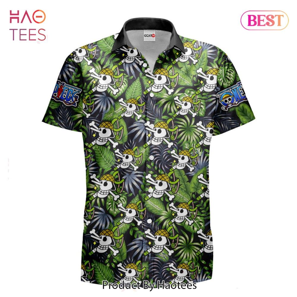 Usopp Symbol Hawaiian Shirts Custom Anime Merch Clothes For Men Women - Image 2