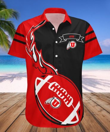 Utah Utes Hawaii Shirt Flame Ball – Ncaa