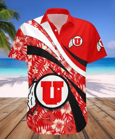 Utah Utes Hawaii Shirt Hibiscus Sport Style – Ncaa