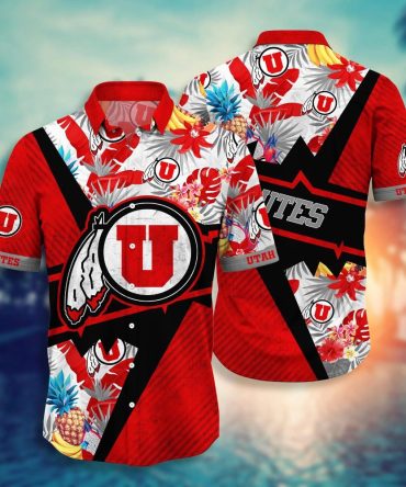 Utah Utes Ncaa Hawaiian Shirt Picnics Aloha Shirt
