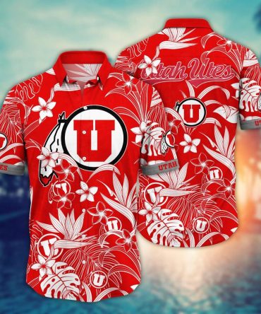 Utah Utes Ncaa Hawaiian Shirt Pool Partiestime Aloha Shirt