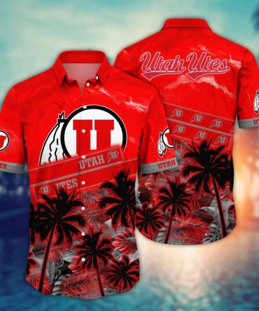 Utah Utes Ncaa Hawaiian Shirt Sunshine Days Aloha Shirt