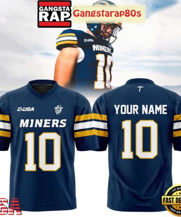 Utep Miners Sun City New Uniform 2025 Custom Football Jersey