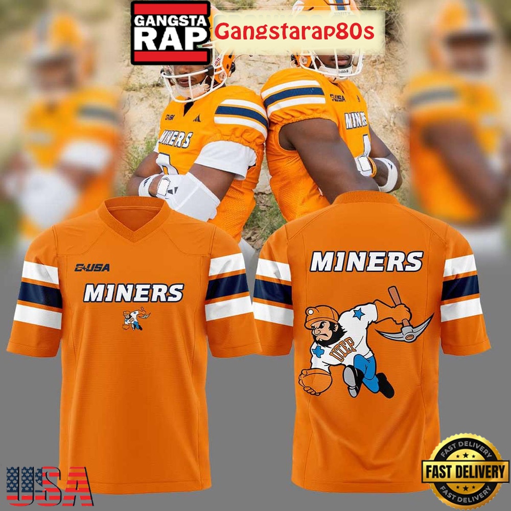 Utep Miners We Are Back New Uniform Limited Edition Football Jersey
