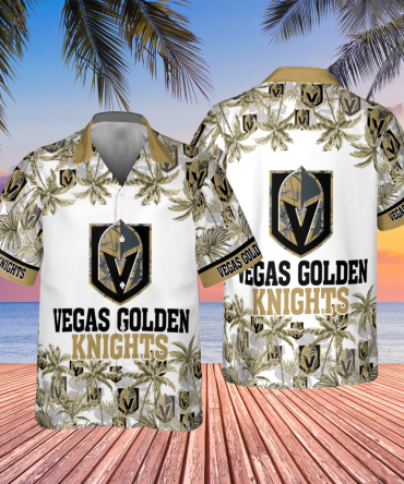 Vegas Golden Knights Aop Hawaiian Theme Shirt