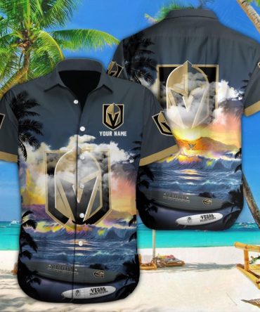 Vegas Golden Knights Glory Blooms In Hawaiian Shirt