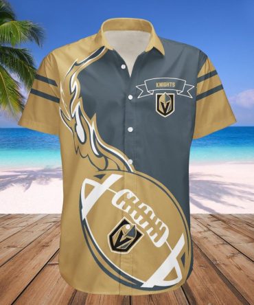 Vegas Golden Knights Hawaii Shirt Flame Ball Nhl