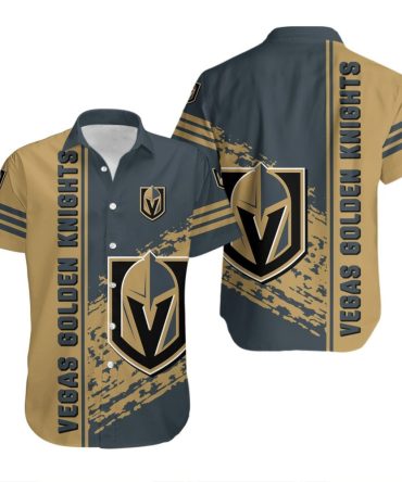 Vegas Golden Knights Hawaiian Shirt Quarter Style Nhl