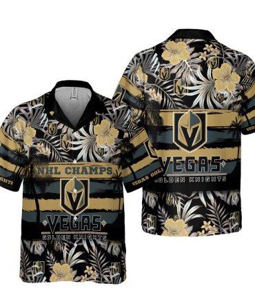 Vegas Golden Knights Hawaiian Vivid Design Shirt