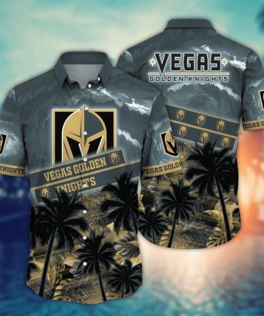 Vegas Golden Knights Nhl Hawaiian Shirt Beach Seasontime Aloha Shirt