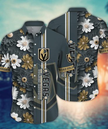 Vegas Golden Knights Nhl Hawaiian Shirt Break Aloha Shirt