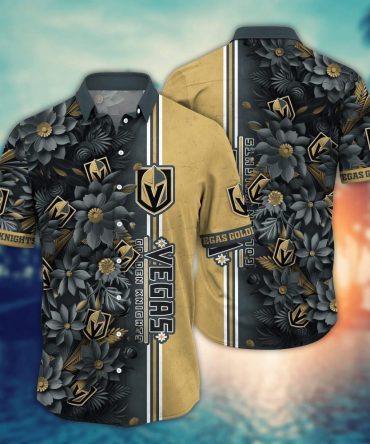 Vegas Golden Knights Nhl Hawaiian Shirt Custom Sunsets Aloha Shirt