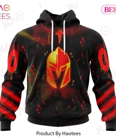 Vegas Golden Knights Specialized Jersey For Halloween Night Hoodie