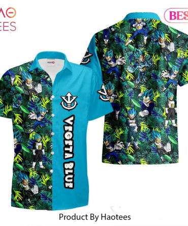 Vegeta Blue Hawaiian Shirts Custom Anime Merch Clothes For Men Women