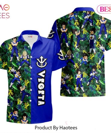 Vegeta Hawaiian Shirts Custom Anime Merch Clothes For Men Women