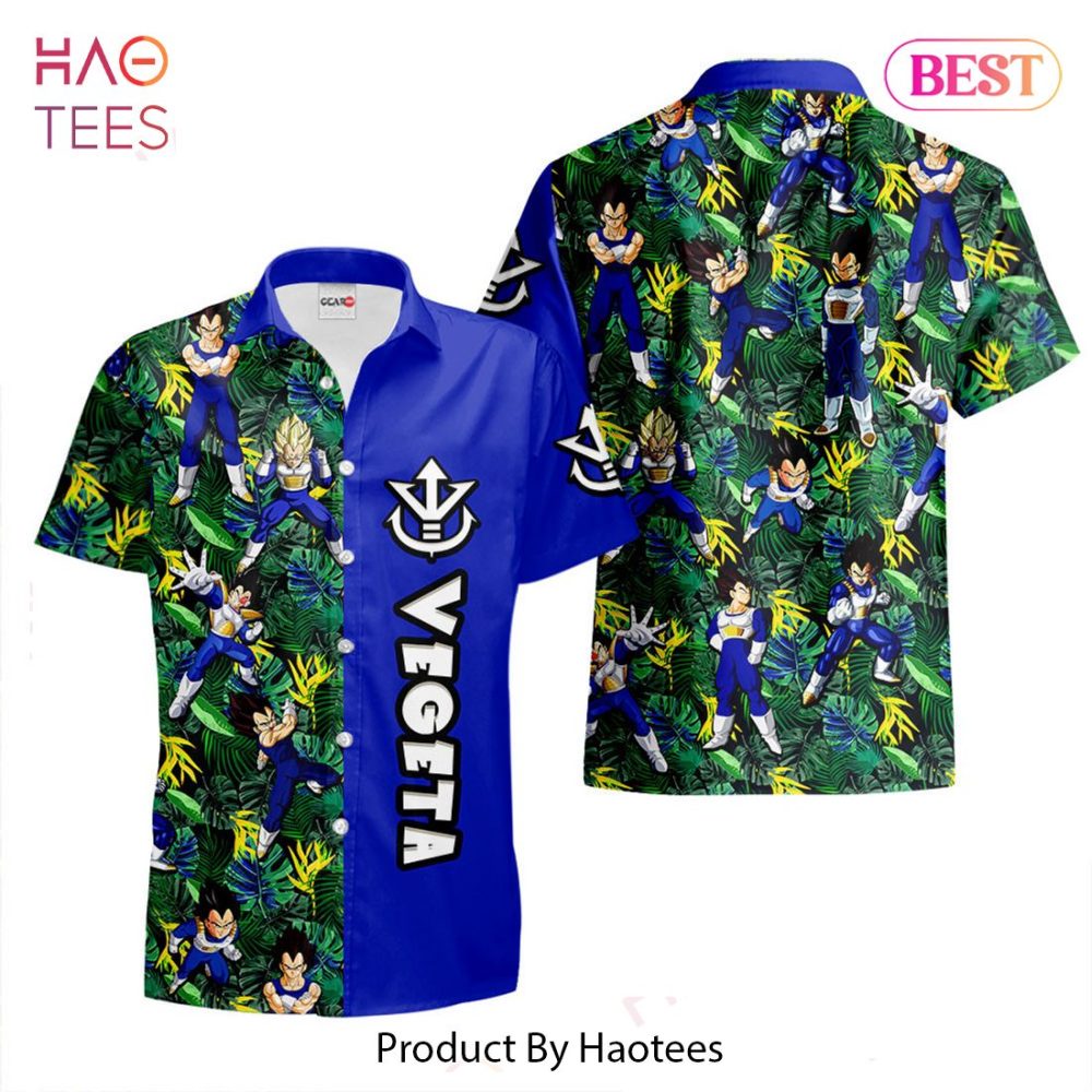 Vegeta Hawaiian Shirts Custom Anime Merch Clothes For Men Women