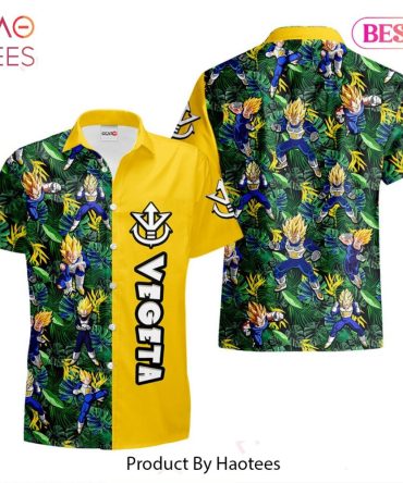 Vegeta Super Saiyan Hawaiian Shirts Custom Anime Merch Clothes For Men Women