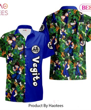 Vegito Hawaiian Shirts Custom Anime Merch Clothes For Men Women
