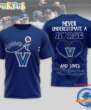 Villanova Wildcats Ncaa Game Day Nurse Limited 3D T Shirt