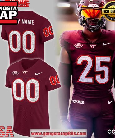 Virginia Tech Hokies Football Ncaa 2025 Special Edition Red Football Jersey