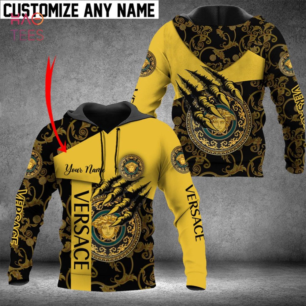 Versace Black Mix Gold Luxury 3D Hoodie Limited Edition