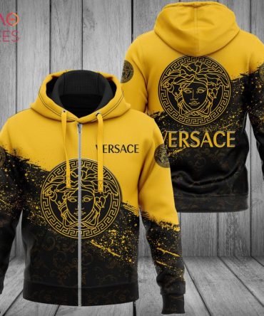 Versace Gold Mix Black Luxury 3D Hoodie Pod Design