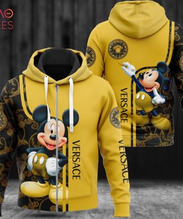 Versace Mickey Luxury 3D Hoodie Limited Edition