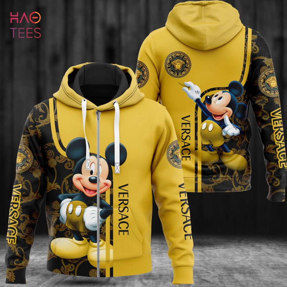 Versace Mickey Luxury 3D Hoodie Limited Edition