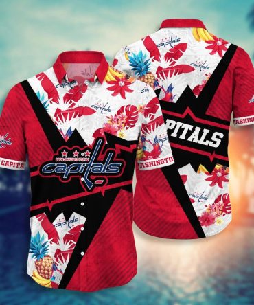 Washington Capitals Nhl Hawaiian Shirt High Temperatures Aloha Shirt