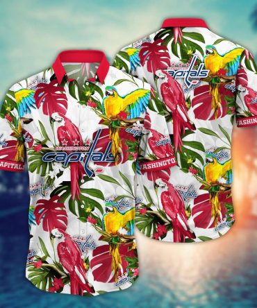 Washington Capitals Nhl Hawaiian Shirt Julytime Aloha Shirt