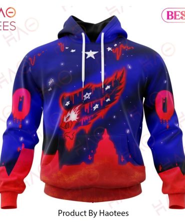 Washington Capitals Specialized Jersey For Halloween Night Hoodie
