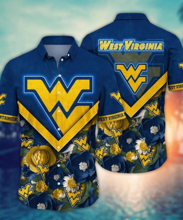 West Virginia Mountaineers Ncaa Hawaiian Shirt Custom Sandals Aloha Shirt