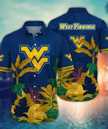 West Virginia Mountaineers Ncaa Hawaiian Shirt Long Days Aloha Shirt