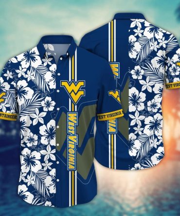 West Virginia Mountaineers Ncaa Hawaiian Shirt Parasolstime Aloha Shirt