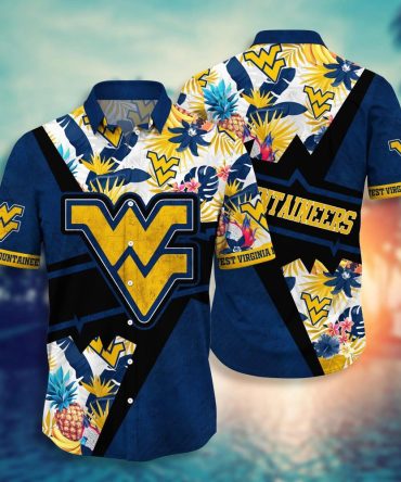 West Virginia Mountaineers Ncaa Hawaiian Shirt Summer Fruits Aloha Shirt