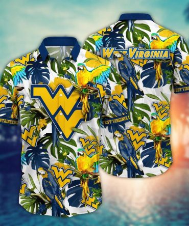 West Virginia Mountaineers Ncaa Hawaiian Shirt Summer Fruitstime Aloha Shirt