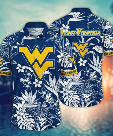 West Virginia Mountaineers Ncaa Hawaiian Shirt Tanningtime Aloha Shirt
