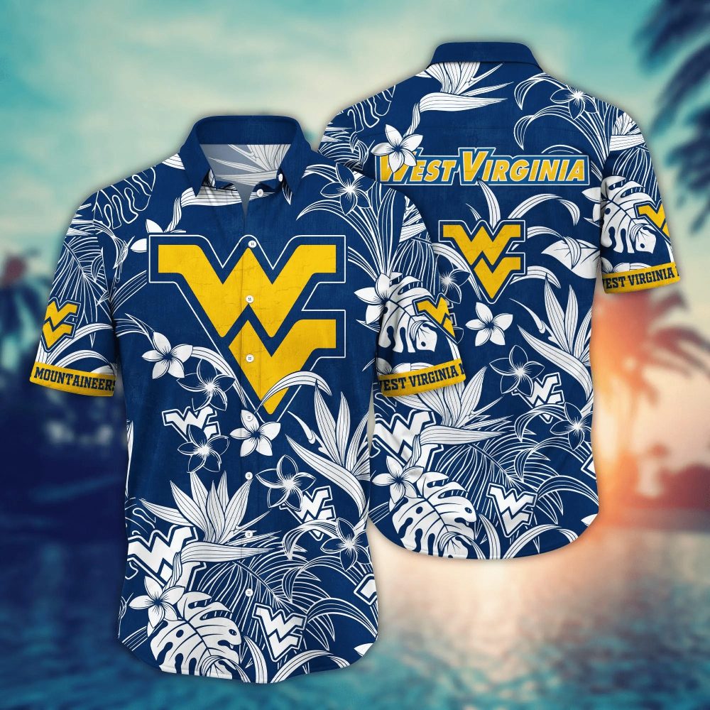 West Virginia Mountaineers Ncaa Hawaiian Shirt Tanningtime Aloha Shirt