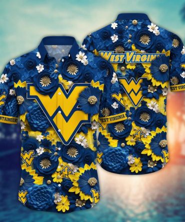 West Virginia Mountaineers Ncaa Hawaiian Shirt Trending For This Summer Customize Shirt Any Team