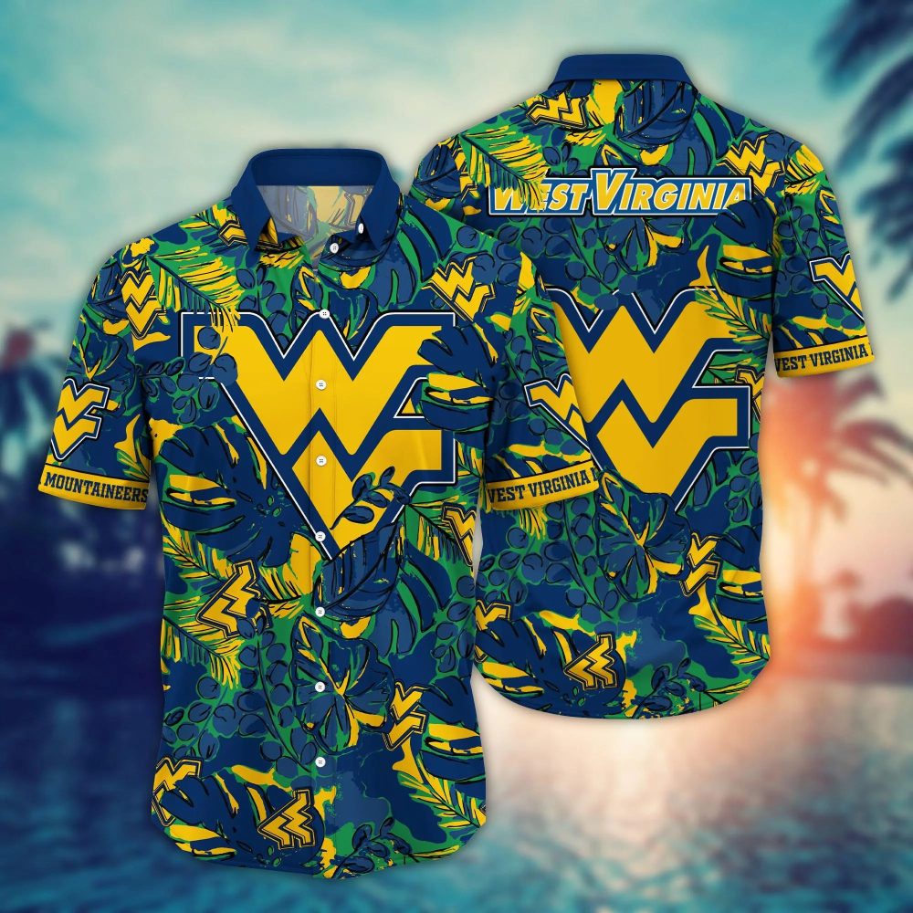 West Virginia Mountaineers Ncaa Hawaiian Shirt Tropical Aloha Shirt