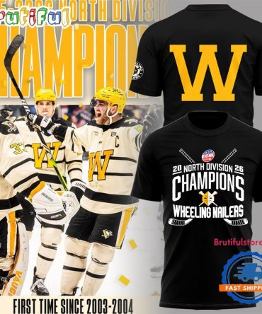 Wheeling Nailers 2026 North Division Champions Limited Edition 3D Shirt