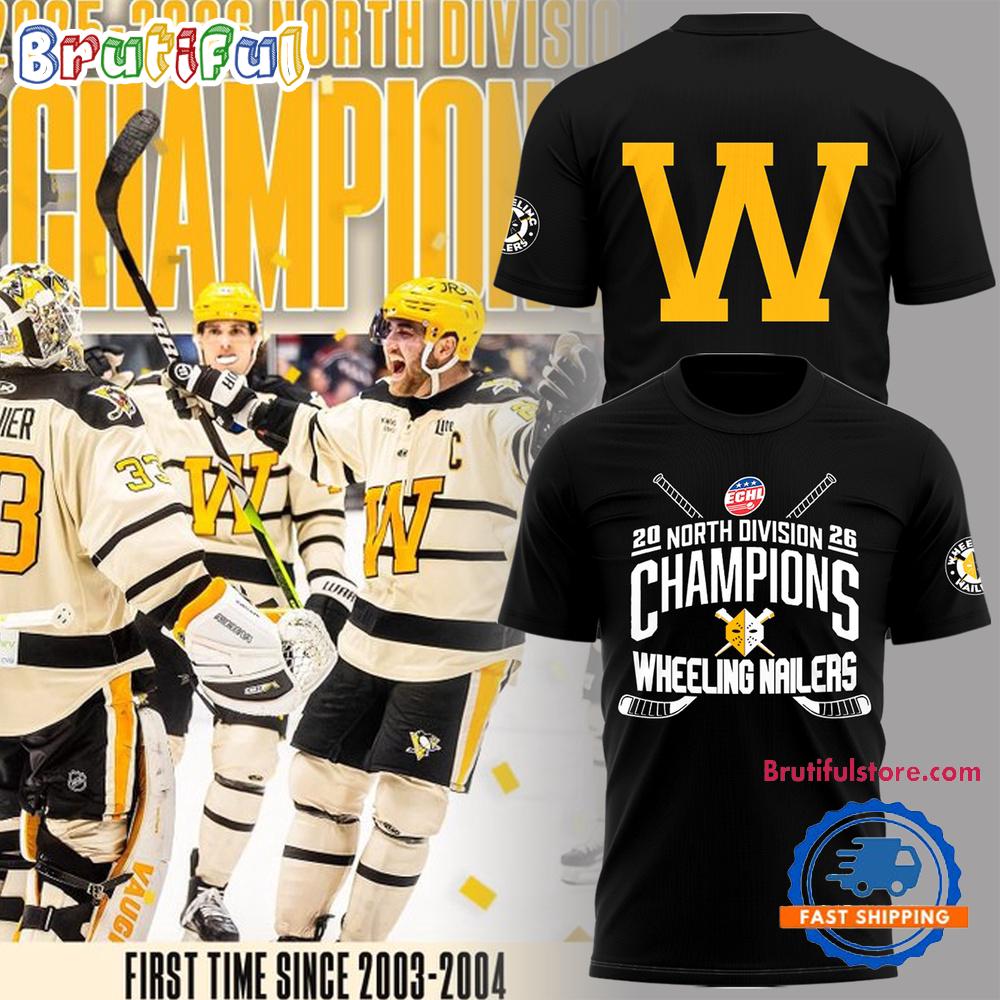 Wheeling Nailers 2026 North Division Champions Limited Edition 3D Shirt