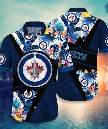Winnipeg Jets Nhl Hawaiian Shirt Sunshine Aloha Shirt