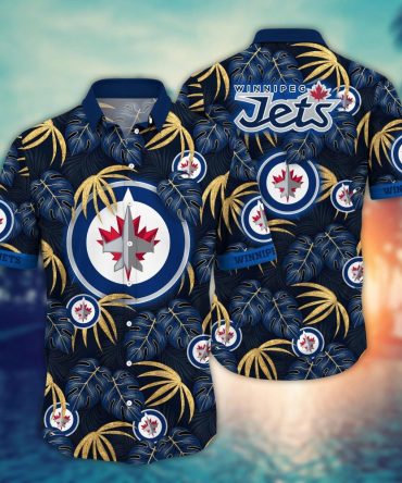 Winnipeg Jets Nhl Hawaiian Shirt Travel Aloha Shirt