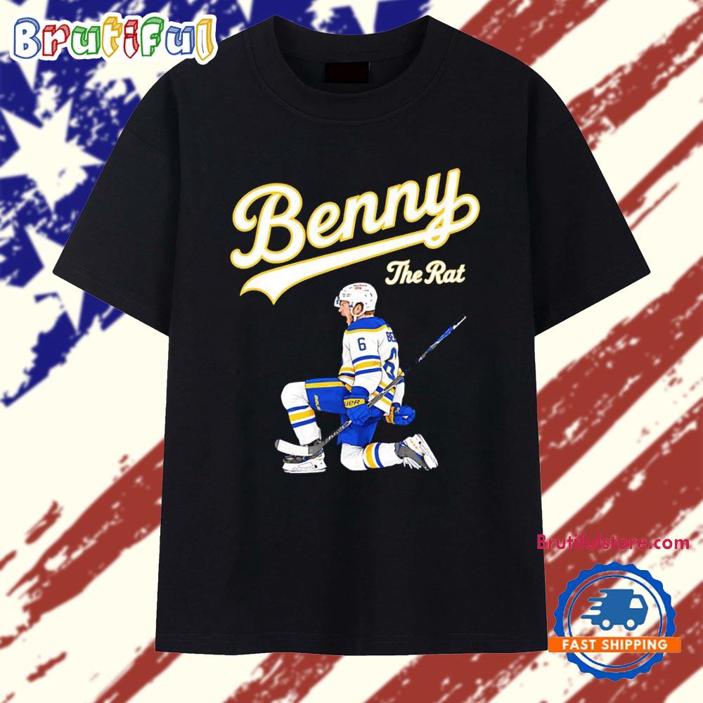 Zach Benson Benny The Rat Buffalo Sabres Hockey T Shirt