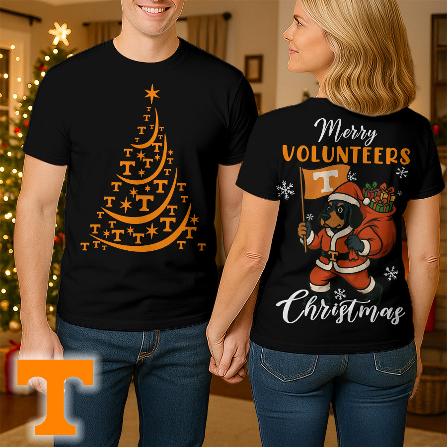 Tennessee Volunteers , Premium Ncaa Merry Christmas 3D Shirt Hi